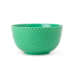 Lyngby Porcelain Rhombe Color skål 11 cm grønn