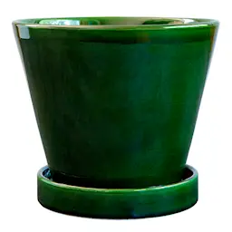 Bergs Potter Julie Kruka/Fat 15 cm Grön emerald 