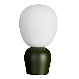 Belid Buddy Bordslampa 18,4 cm Bottle Green/Opal Glas 