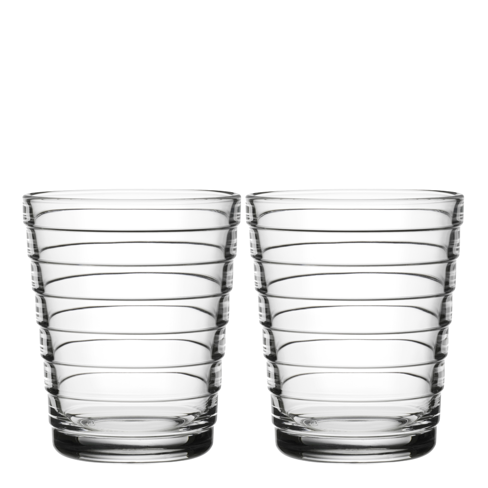 Iittala – Aino Aalto Glas 22 cl 2-pack Klar