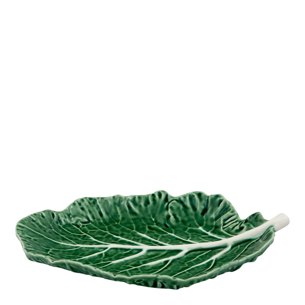 Läs mer om Bordallo Pinheiro - Cabbage Fat Kålblad 28 cm Grön