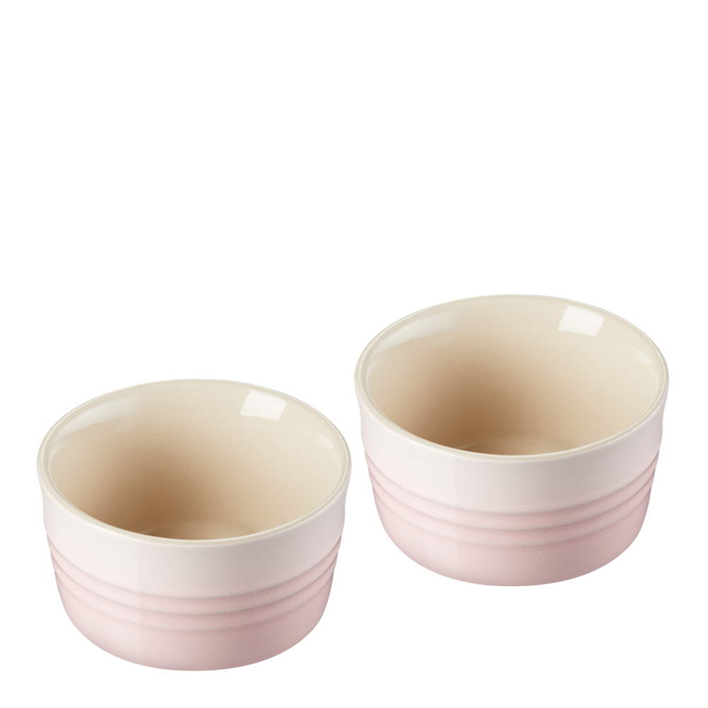Le Creuset – Ramekin 9 cm 0,25 L 2-pack Shell pink