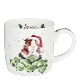 Wrendale Design Wrendale Design Christmas Sprouts Mugg 31 cl 