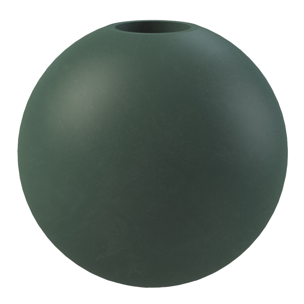 Cooee – Ball Ljusstake 10 cm Mörkgrön