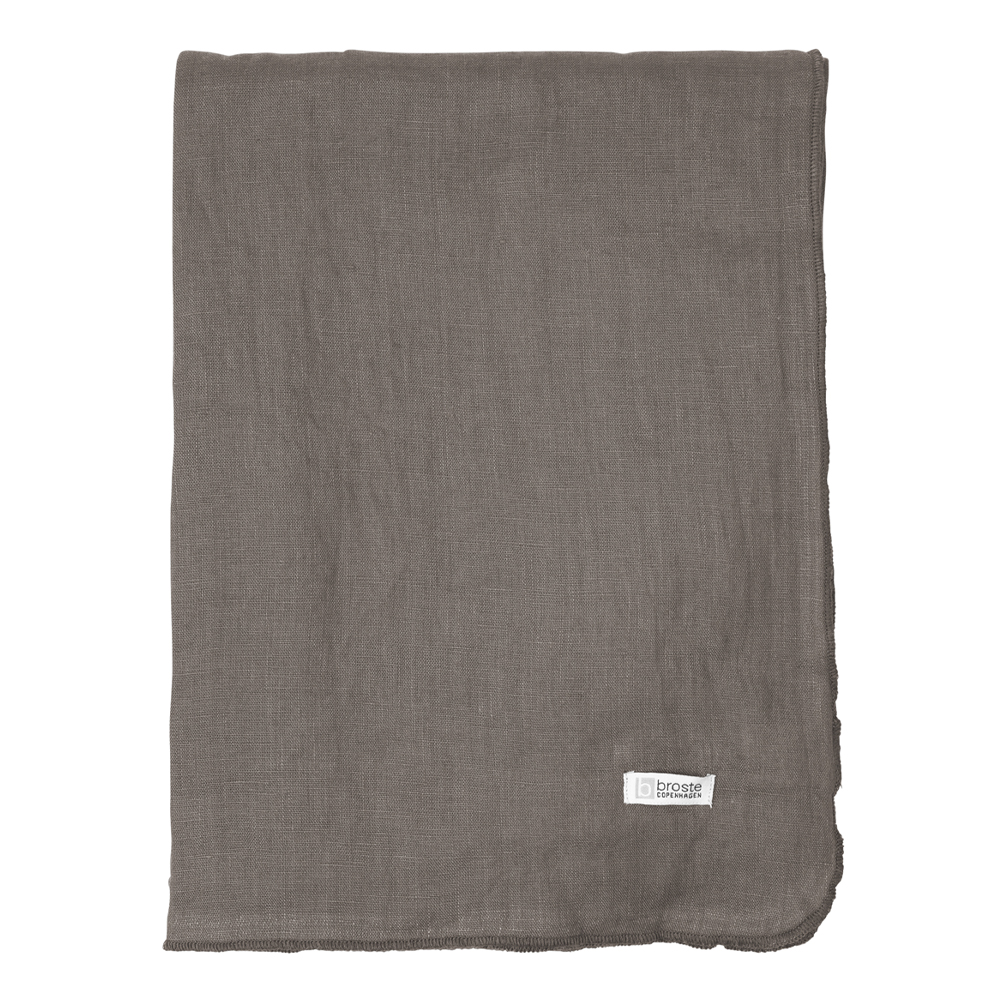 Broste Copenhagen - Gracie Bordsduk 160x300 cm Brungrå