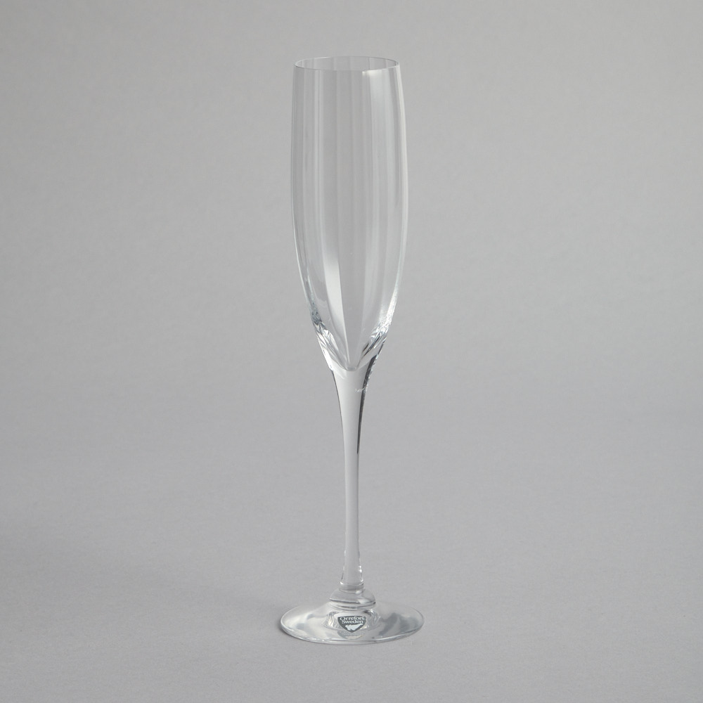Orrefors - SÅLD "Optica" Champagneglas 7 st