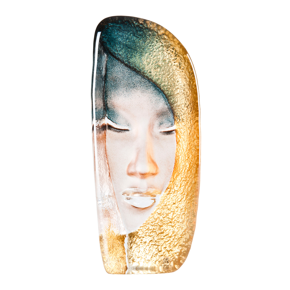 Målerås Glasbruk – Masq Mystiqua 18 cm Guld