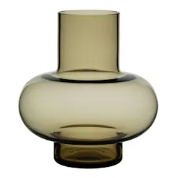 Marimekko Umpu Vas i glas 18,6 x 20 cm Clay