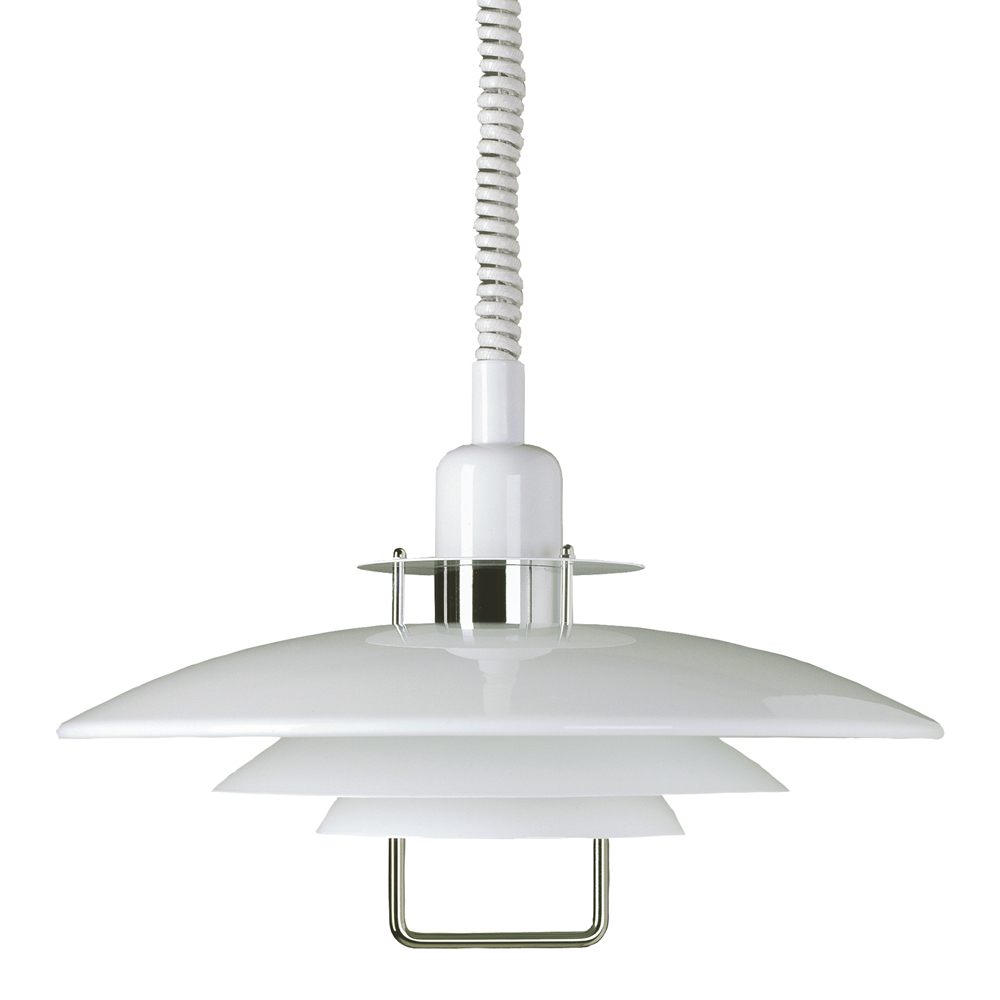 Belid - II Taklampa Pendel 43 cm Vit/Krom