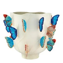 Bordallo Pinheiro Cloudy Butterfly Vase Ø36 cm 