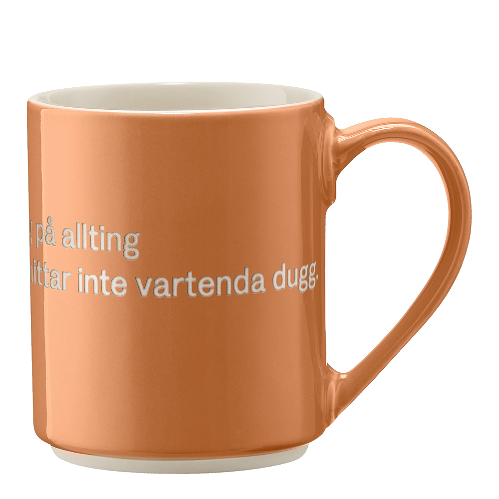 Design House Stockholm – Astrid Lindgren Mugg Orange Det är ingen ordning