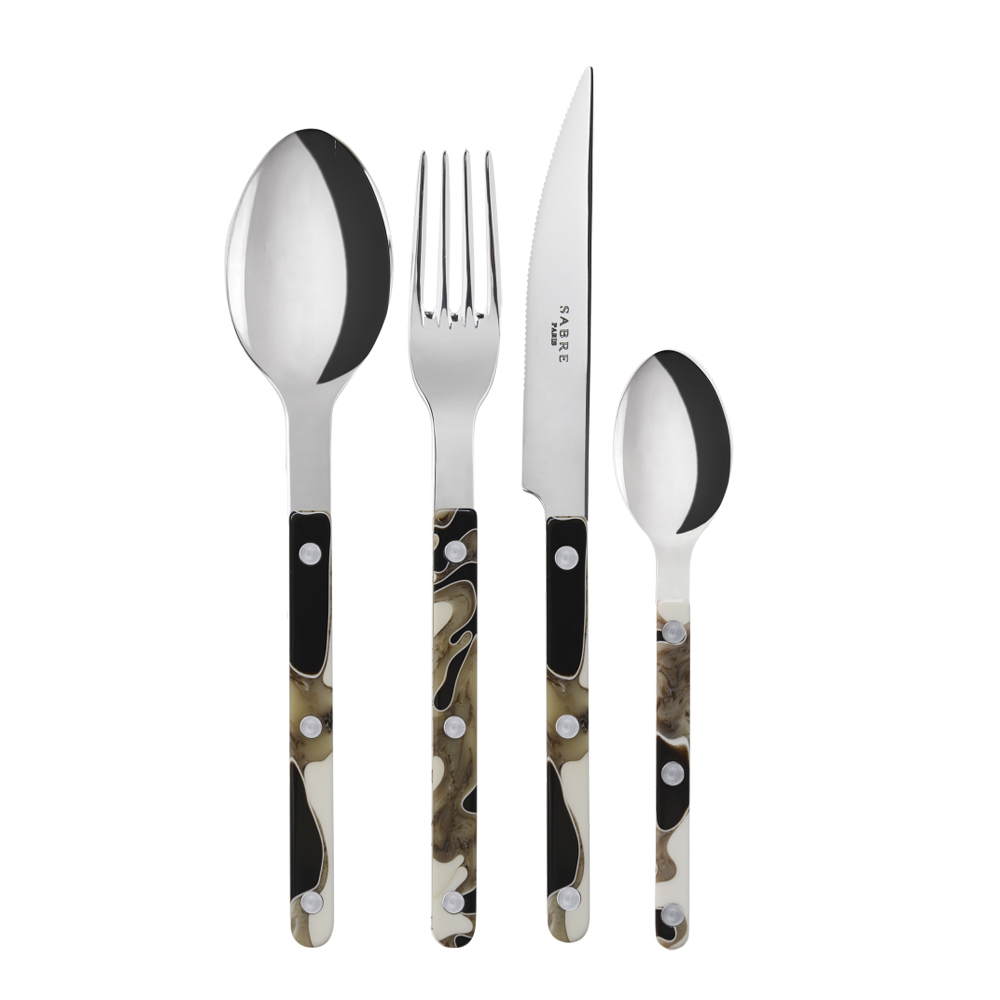 Sabre – Bistrot Bestickset 24 delar Dune Black