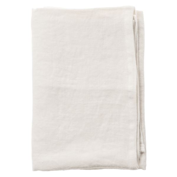 Aida - Raw Diskhandduk Lin 50x70 cm 2-Pack Vit