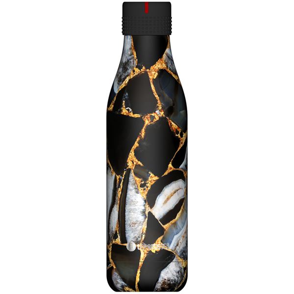 Läs mer om Les Artistes - Bottle Up Termoflaska 50 cl Svart Marmor
