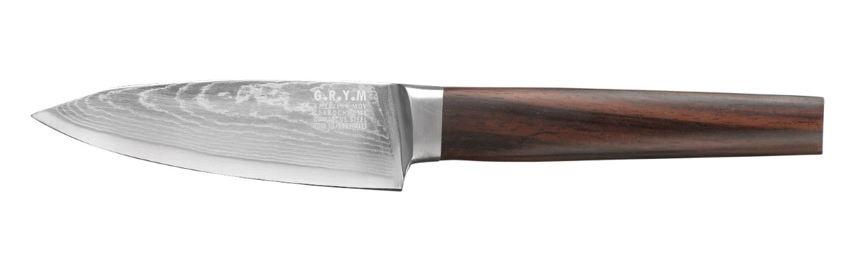 G.R.Y.M – Damascus Allkniv 9 cm