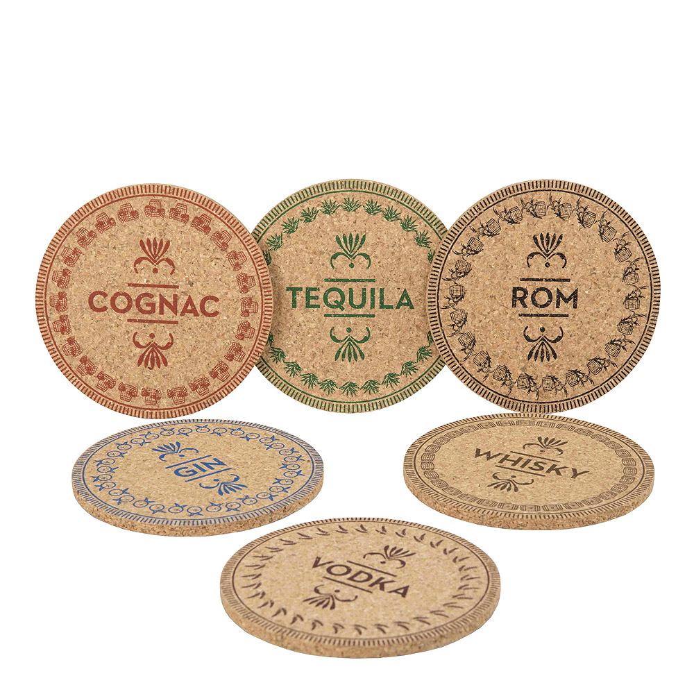 Glasunderlägg Sprit 6-pack