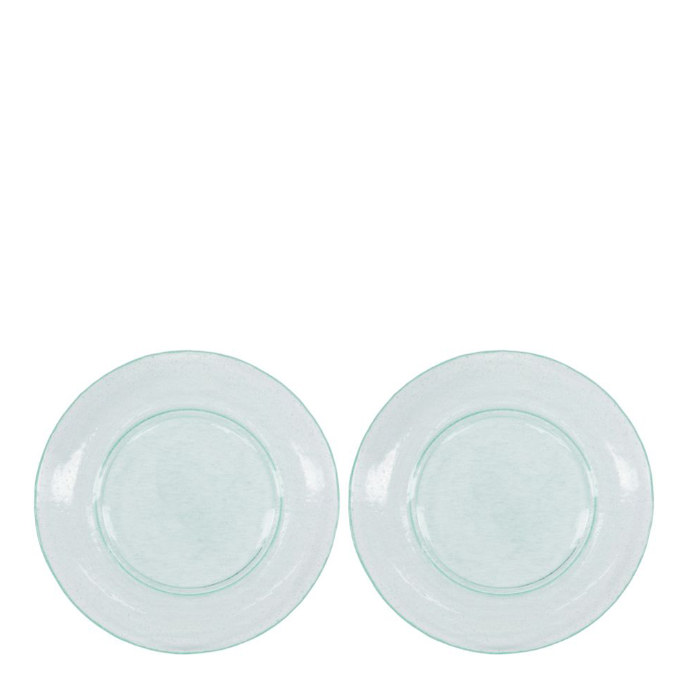 Läs mer om House Doctor - Rain Tallrik 27 cm 2-pack Klar