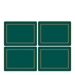 Pimpernel Classic Tablett 40x30 cm 4-pack Emerald