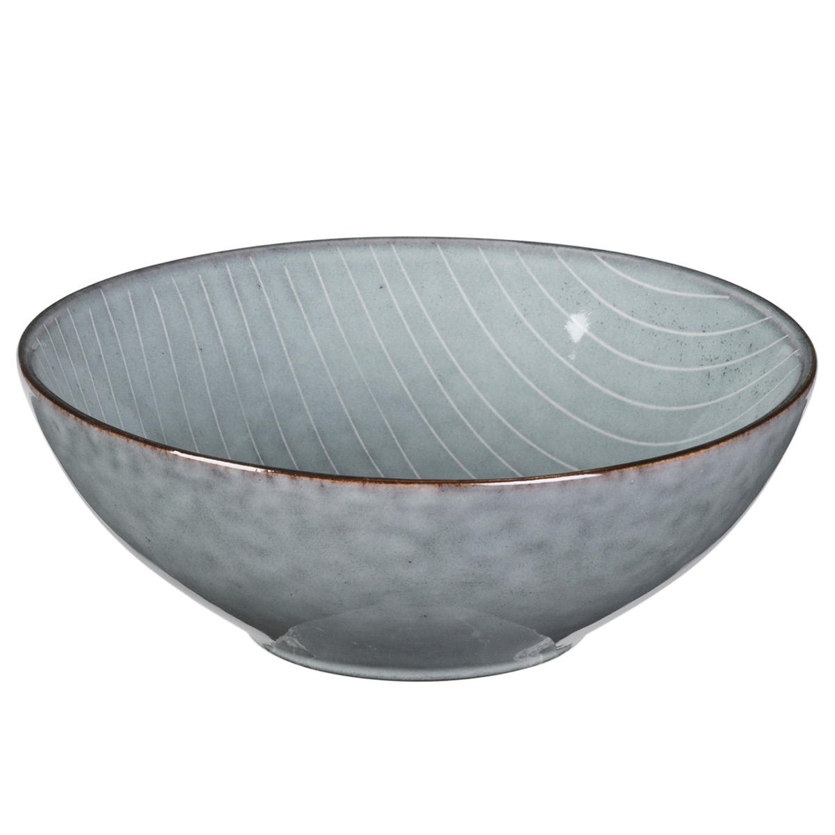 Broste Copenhagen - Nordic Sea skål 17x6 cm lys blå