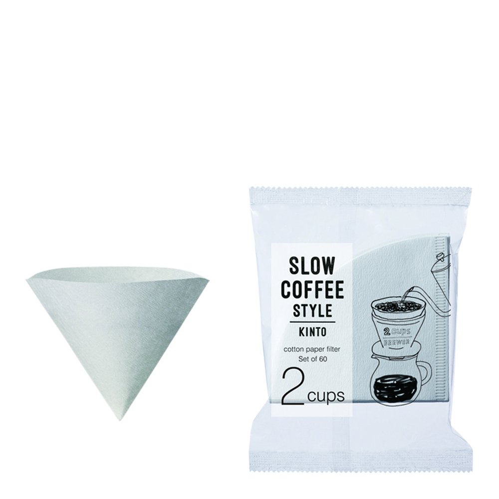 Kinto Slow Coffee Pappersfilter 2 koppar