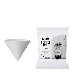 Kinto Slow Coffee Pappersfilter 2 koppar  
