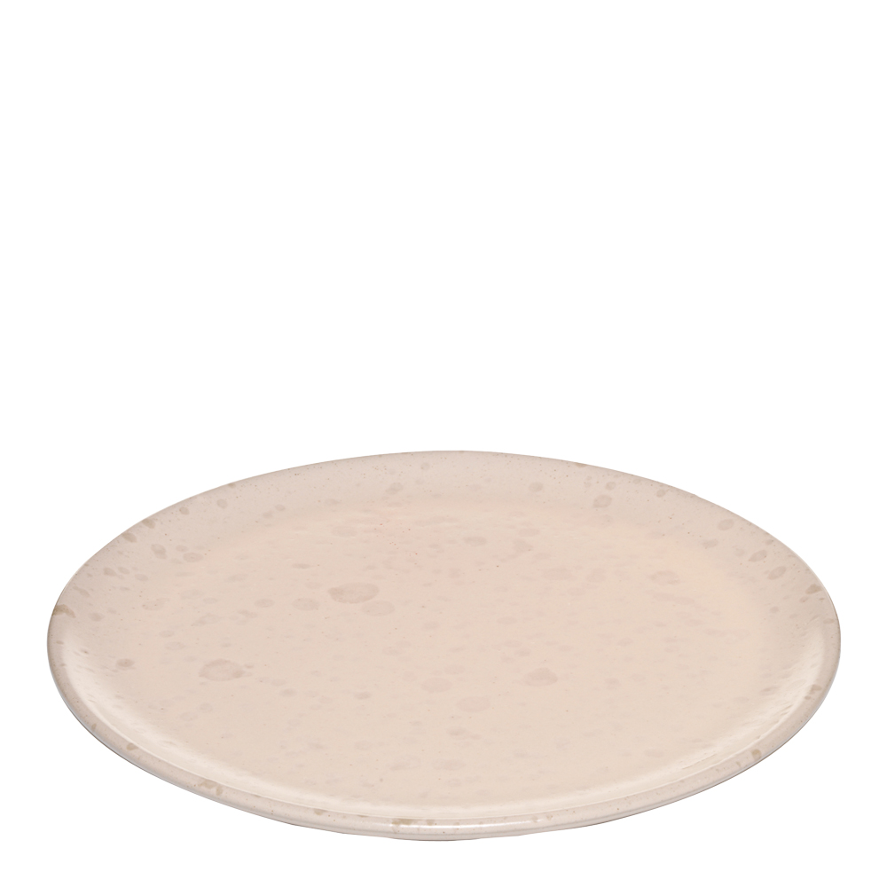 Raw Tallrik flat 20 cm fläckig Nude