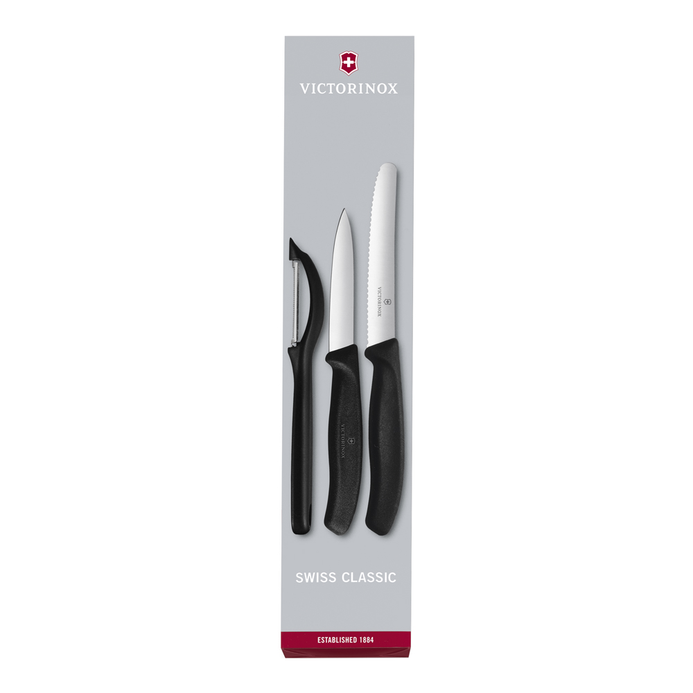 Victorinox – Swiss Classic Skalknivset 3 delar Svart