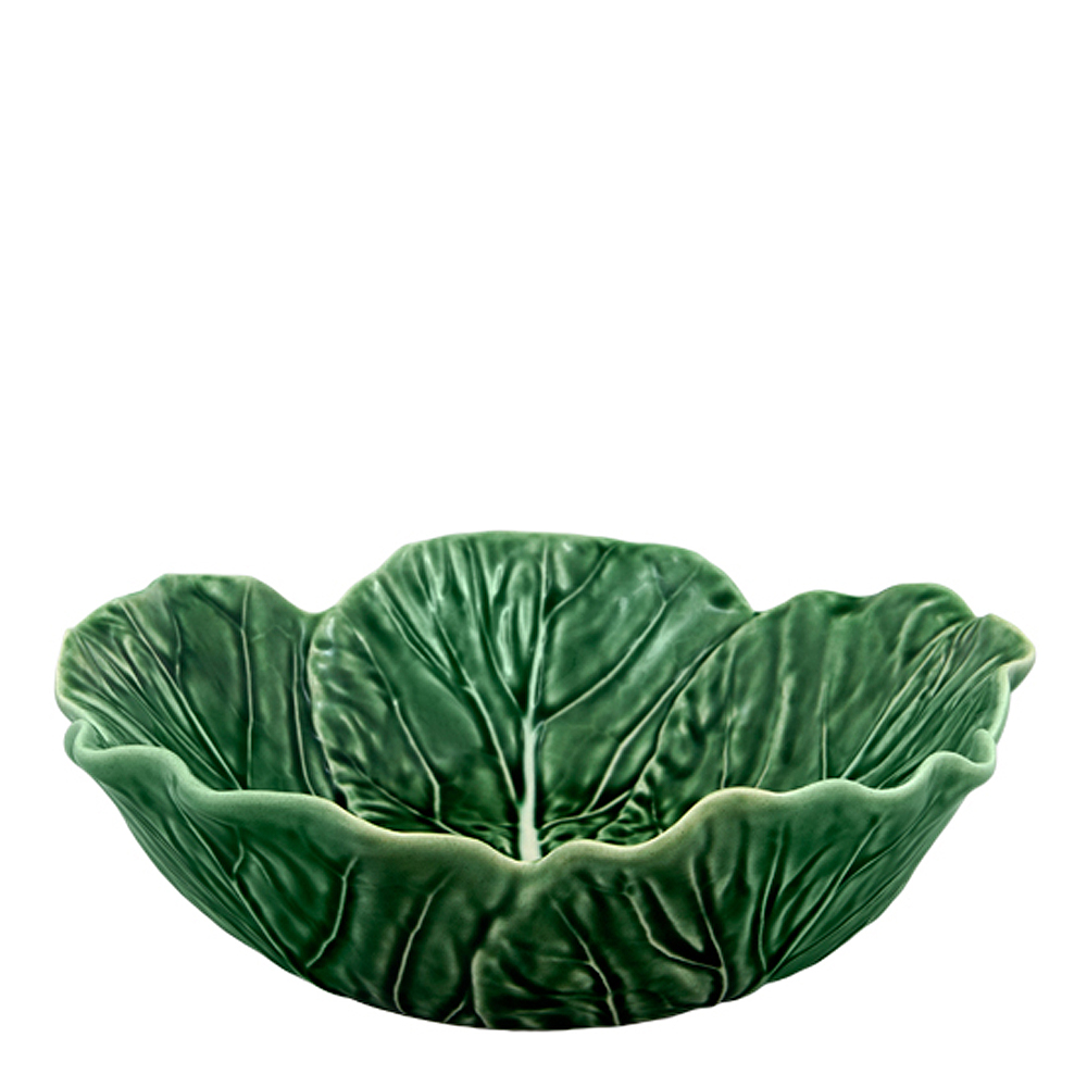 Läs mer om Bordallo Pinheiro - Cabbage Skål Kålblad 22,5 cm Grön