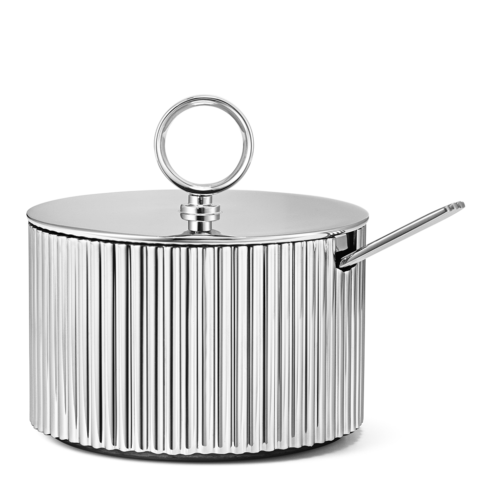 Läs mer om Georg Jensen - Bernadotte Sockerskål med sked