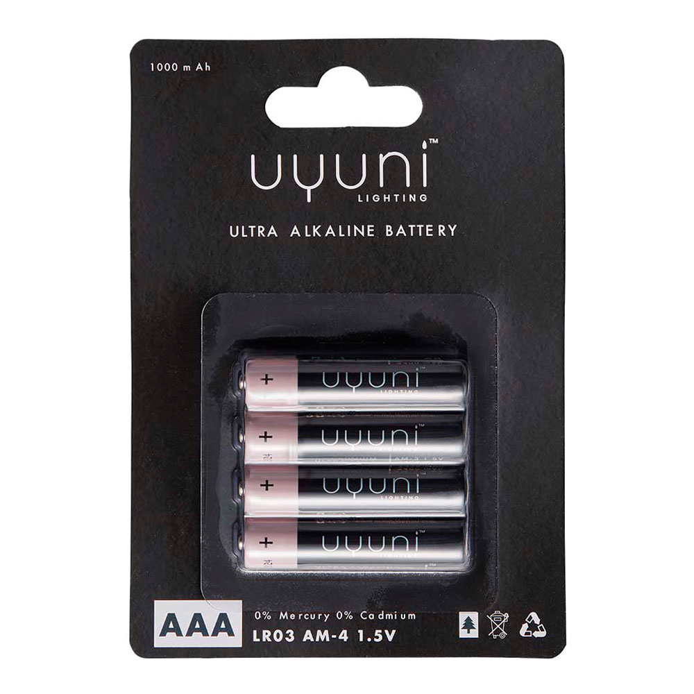 PIFFANY COPENHAGEN - Batteri AAA 4 stk