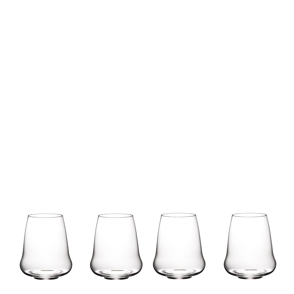 Riedel Stemless Wings Vinglas Riesling / Champagne 44 cl 4-pack