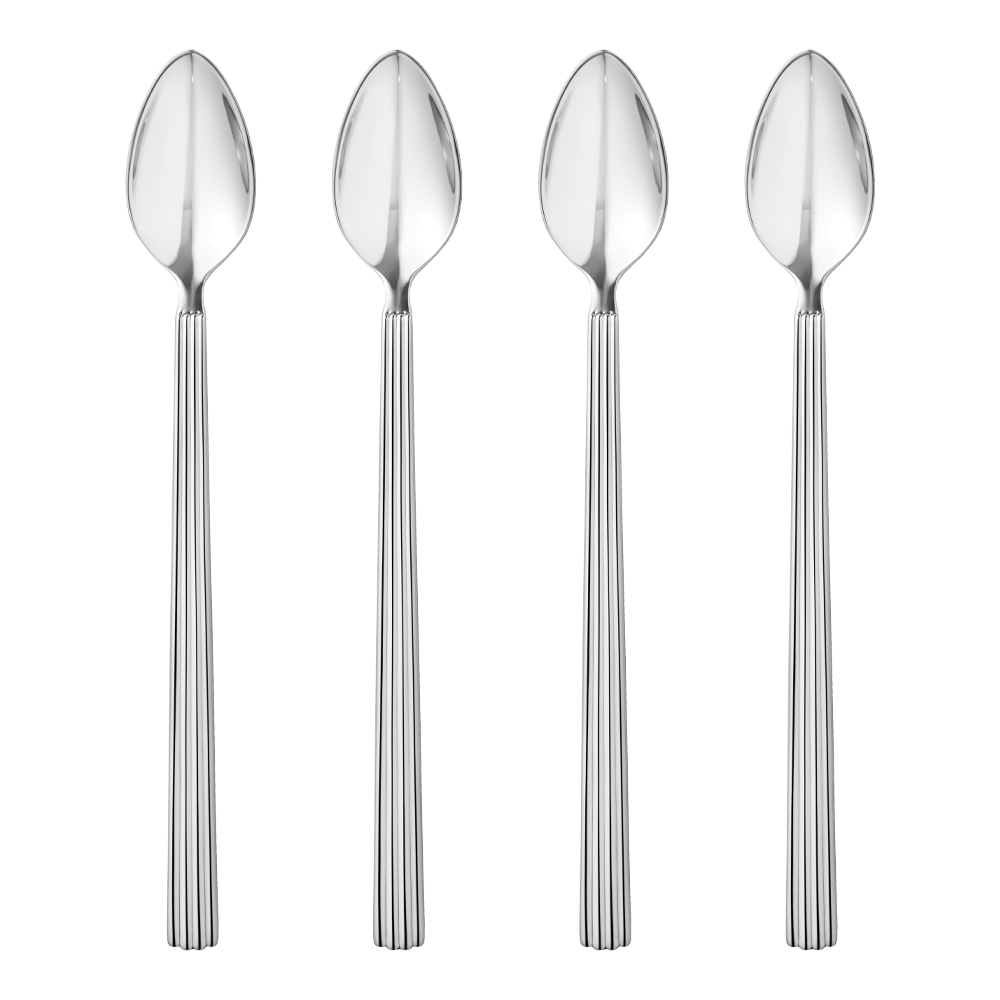 Läs mer om Georg Jensen - Bernadotte Lång sked 4-pack