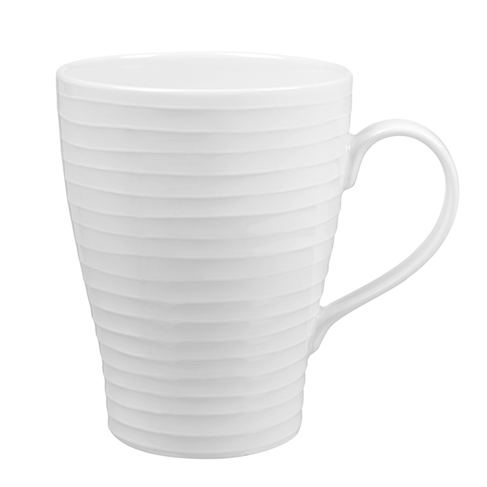 Läs mer om Design House Stockholm - Blond Mugg 30 cl stripe Vit