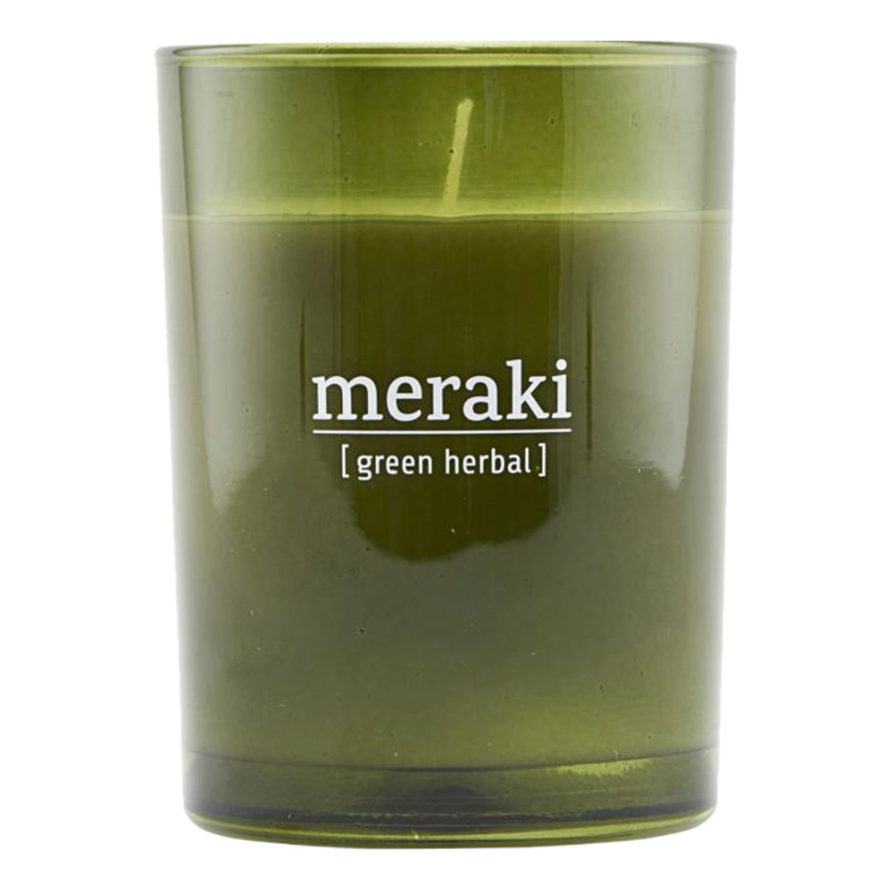 Meraki Tuoksukynttilä 10,5 cm Green Herbal