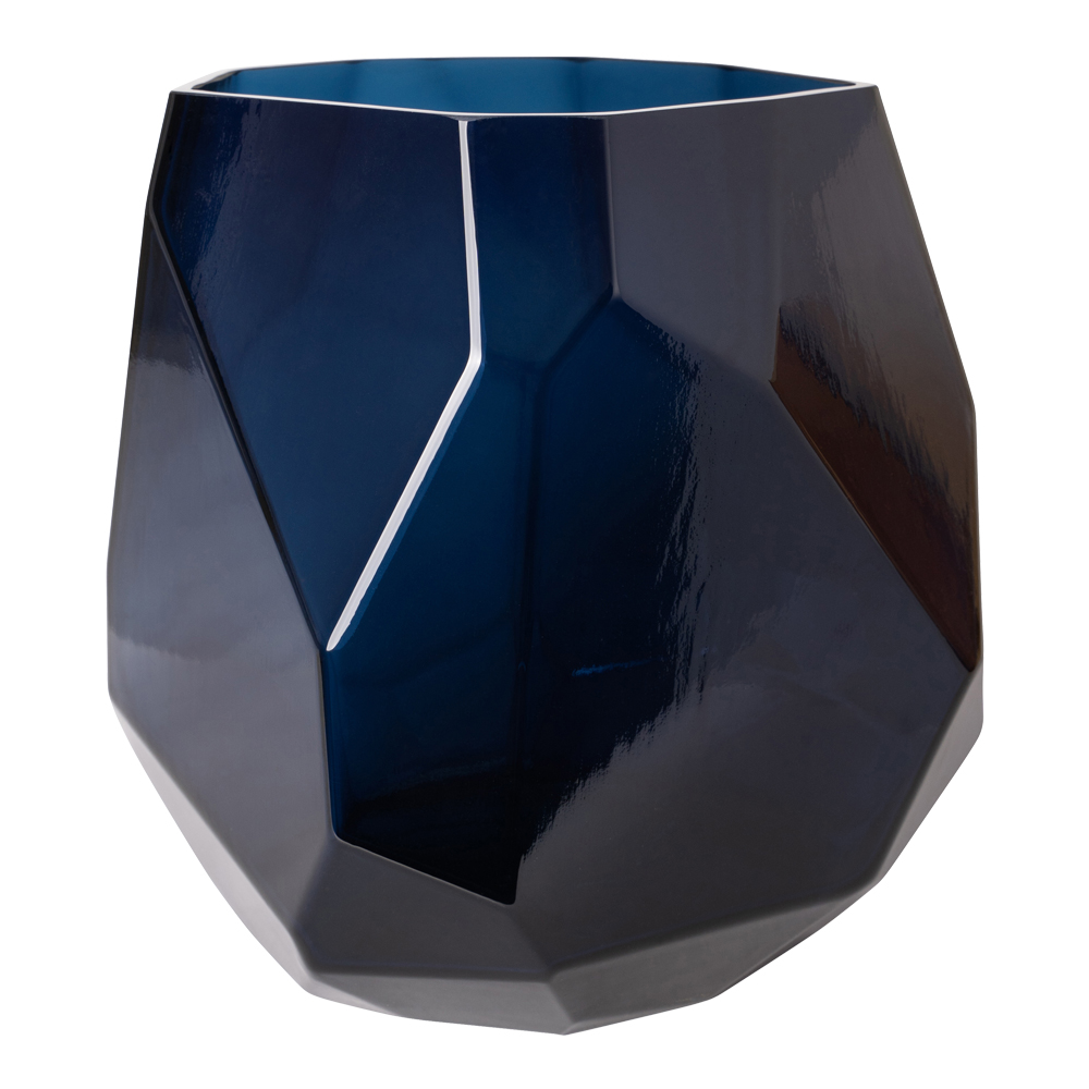 Magnor - Iglo Ljuslykta / Vas 22 cm Royal Blue