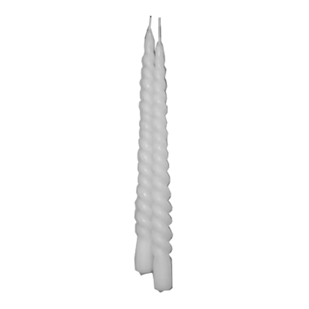 Kierrekynttilä 29 cm 2 kpl Harmaa