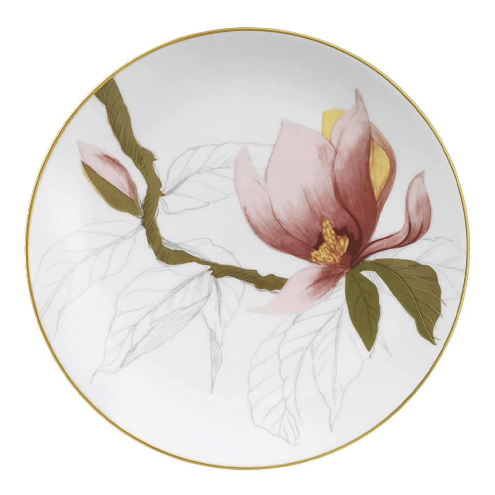 Royal Copenhagen – Flora Tallrik 19 cm Magnolia