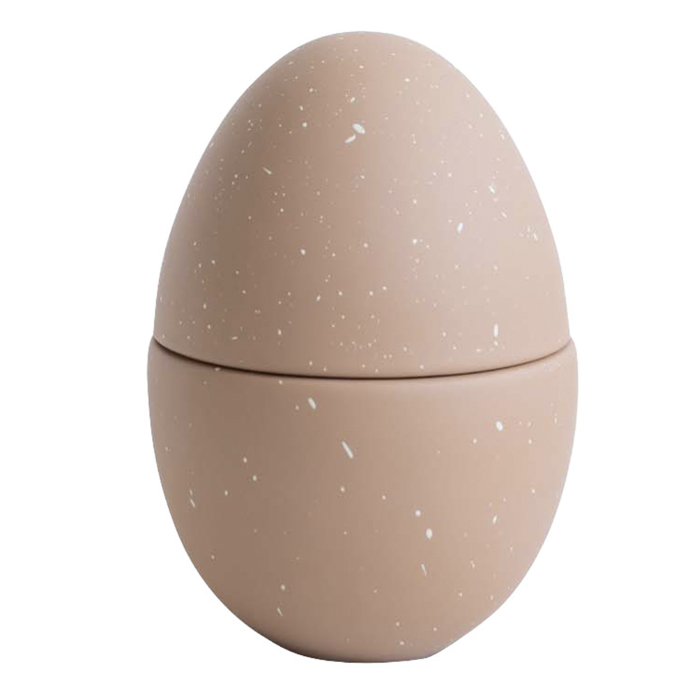 Cooee – Bonbonniere Påskägg 14 cm Café au Lait/Shell