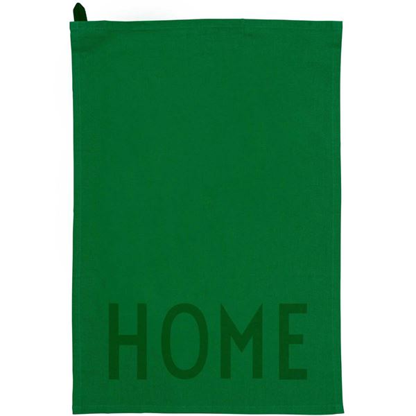 Läs mer om Design Letters - Favorit Kökshandduk 2-Pack Sweet-Home Grön
