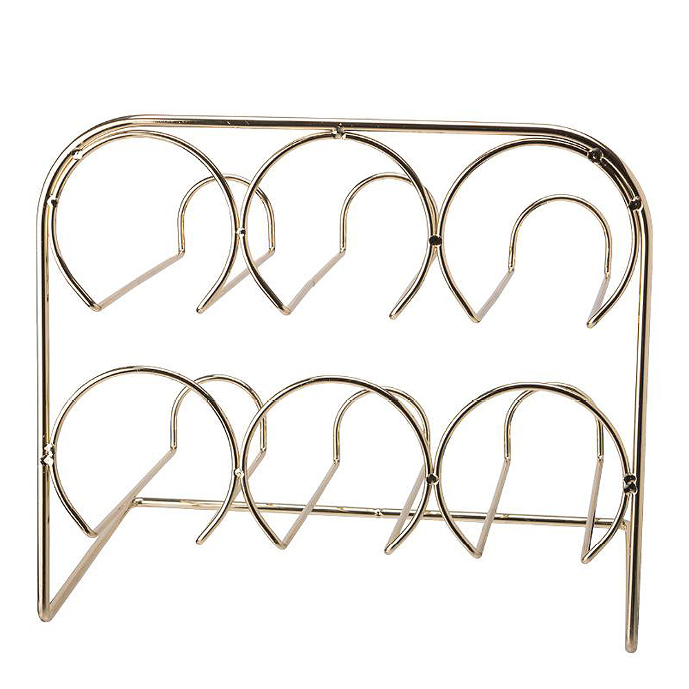 Dorre - Beda Vinställ 6 flaskor Mässing