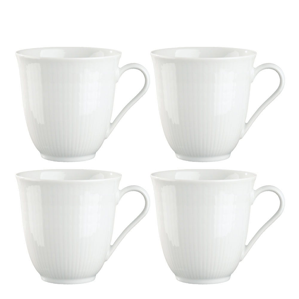 Rörstrand - Swedish Grace Mugg 30 cl 4-pack Snö