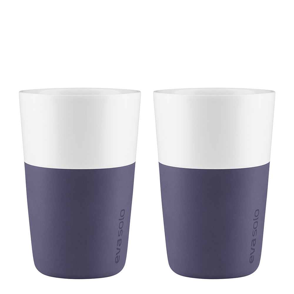 Eva Solo – Caffe Lattemugg 36 cl 2-pack Violet Blue