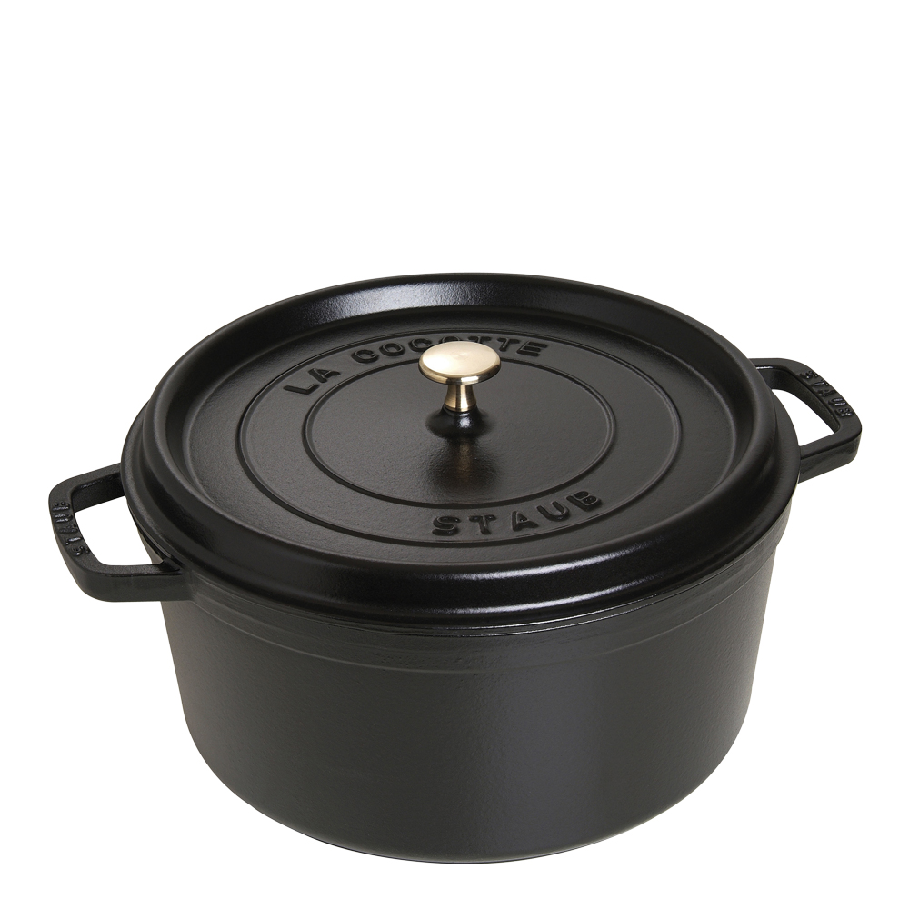 Staub - Gryta 8,35 L rund Svart