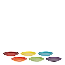 Le Creuset Rainbow Tallrik 22 cm 6-pack