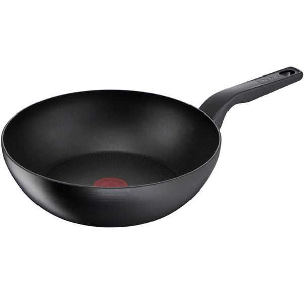 Läs mer om Tefal - Hard Titanium Pro Wokpanna 28 cm Svart