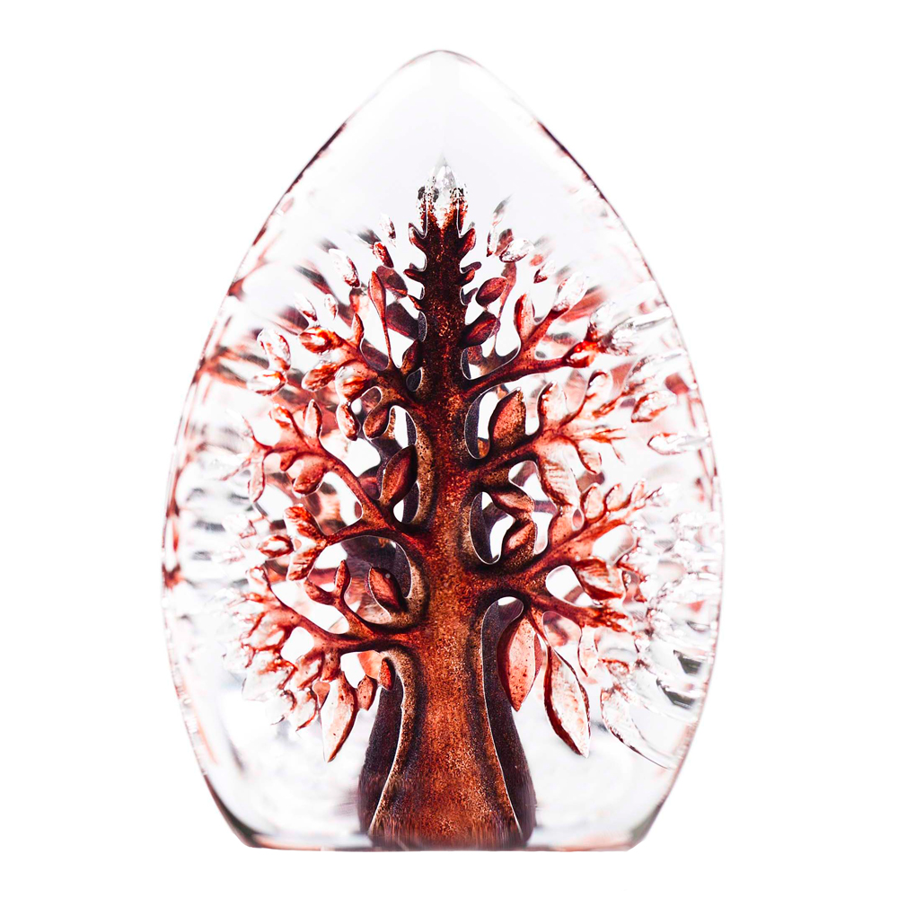 Målerås Glasbruk - Nordic Icons Yggdrasil 7 cm Röd