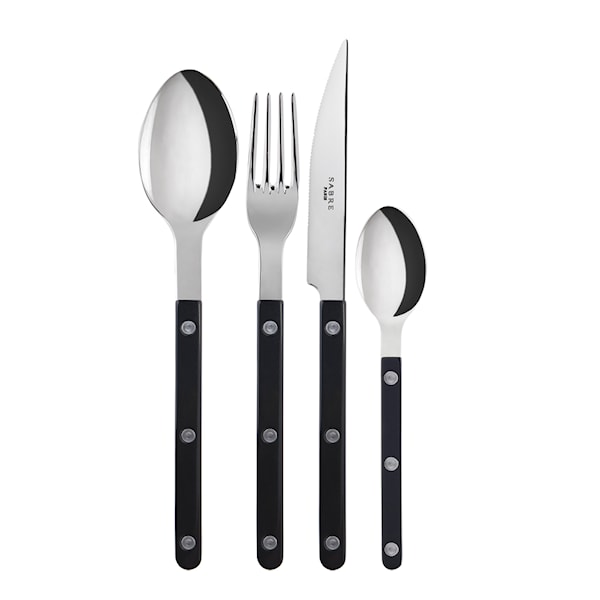 Bistrot Bestickset 24 delar Svart