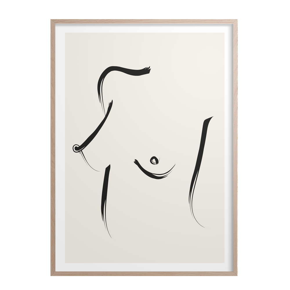 Kunskapstavlan® Juliste 50×70 cm Breast No 2