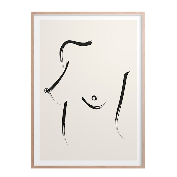 Poster 50x70 cm Breast No 2 