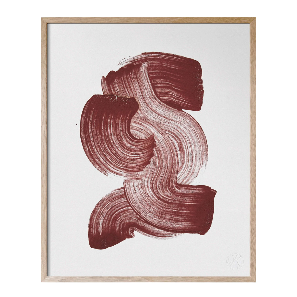 Kunskapstavlan® - Poster Swedish Red 40x50 cm